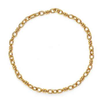 45 cm gold-plated 925 sterling silver necklace